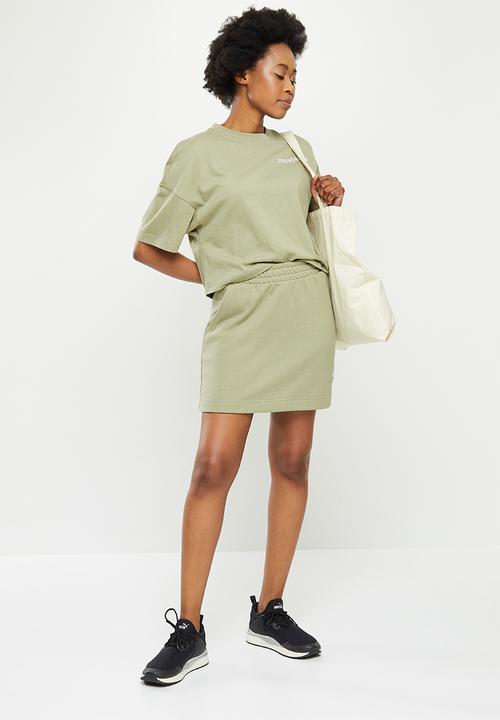 PUMA - Re:collection mini skirt tr - pebble gray heather
