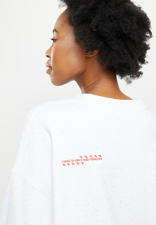 PUMA - Re: collection oversized crew tr - pristine heather