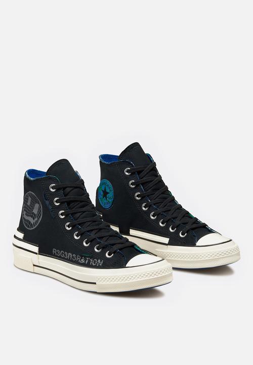 Converse - Chuck 70 hacked heel - black/iron grey/blue
