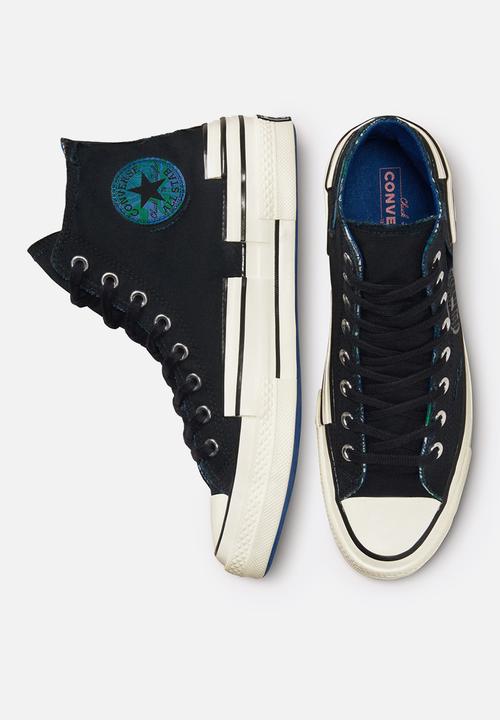Converse - Chuck 70 hacked heel - black/iron grey/blue
