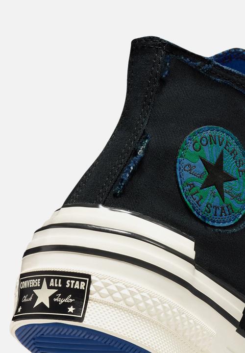 Converse - Chuck 70 hacked heel - black/iron grey/blue