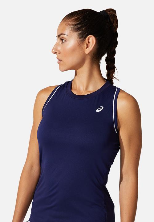 ASICS - Court w piping tank - peacoat