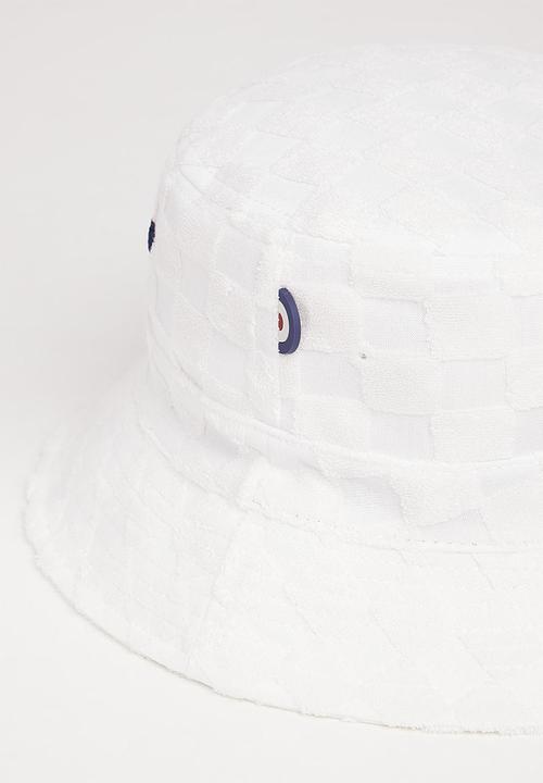 Ben Sherman - Towelling bucket hat - off white