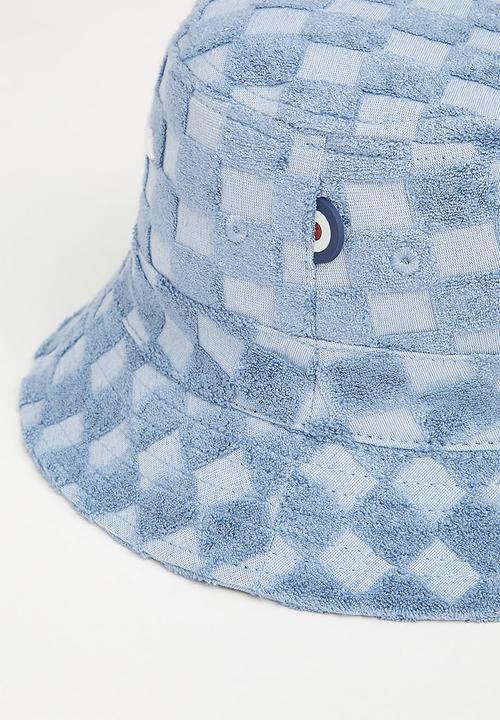 Ben Sherman - Towelling bucket hat - blue