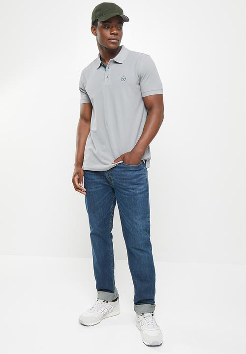Hi-Tec - Men's pique polo - ultimate grey