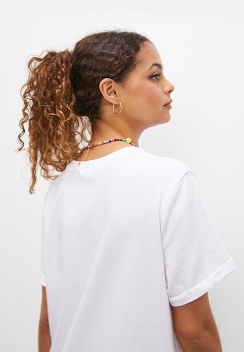 Blake - T-shirt dress mini - white