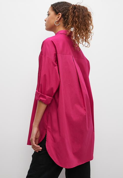 Blake - Oversized shirt - cerise pink
