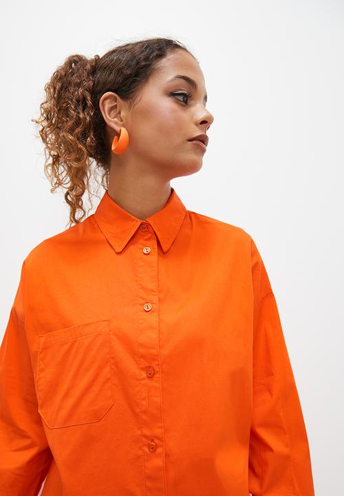 Blake - Oversized shirt - orange