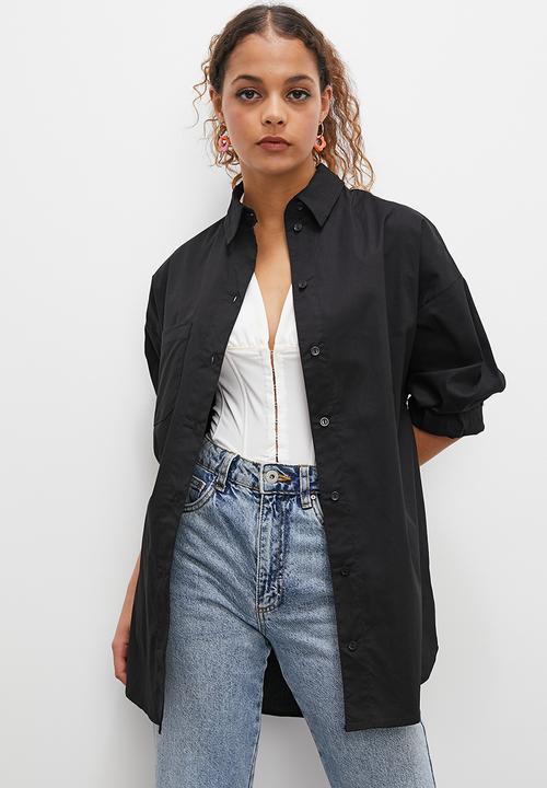 Blake - Oversized shirt - black