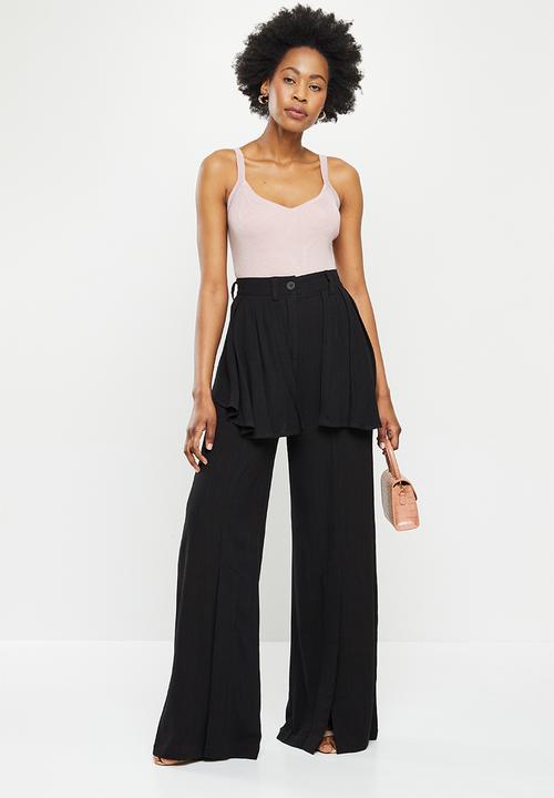 AMANDA LAIRD CHERRY - Foreshore pants - black