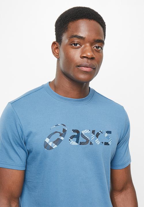 ASICS - Wild camo tee - azure