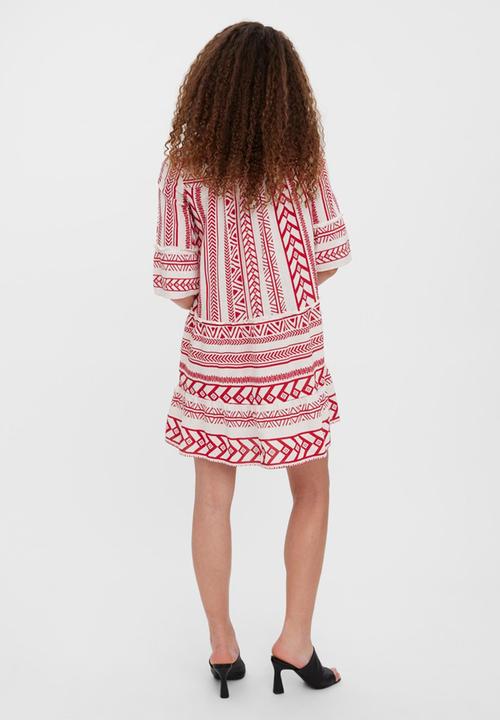 Vero Moda - Dicthe 3/4 tunic - birch & goji berry