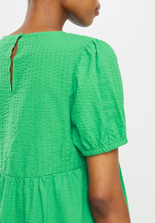Cotton On - Maternity friendly babydoll midi dress - bright green