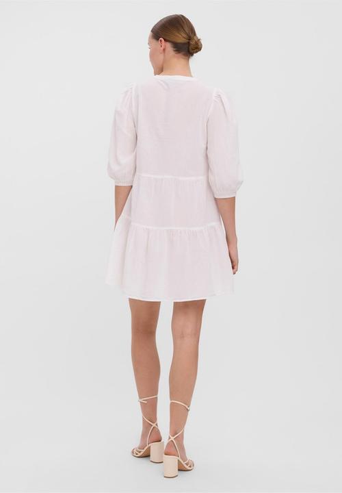 Vero Moda - Pretty 3/4 tunic - snow white