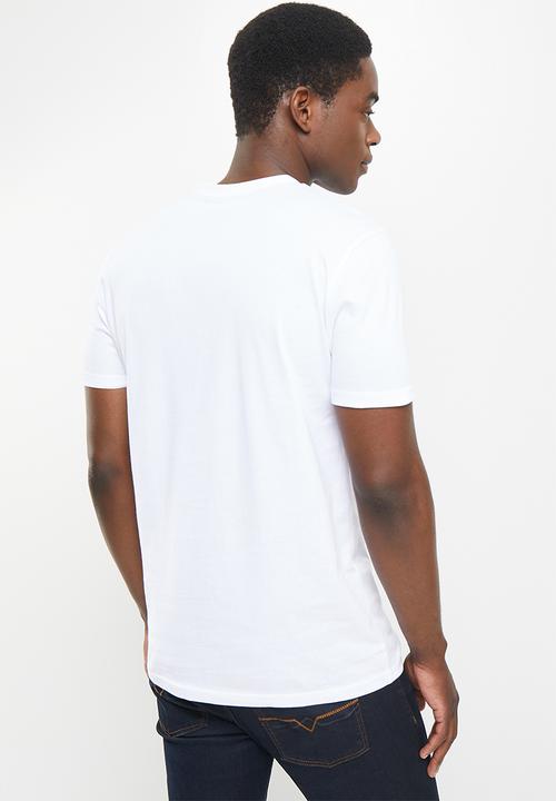 POLO - Men pjc mpho short sleeve logo tee - white