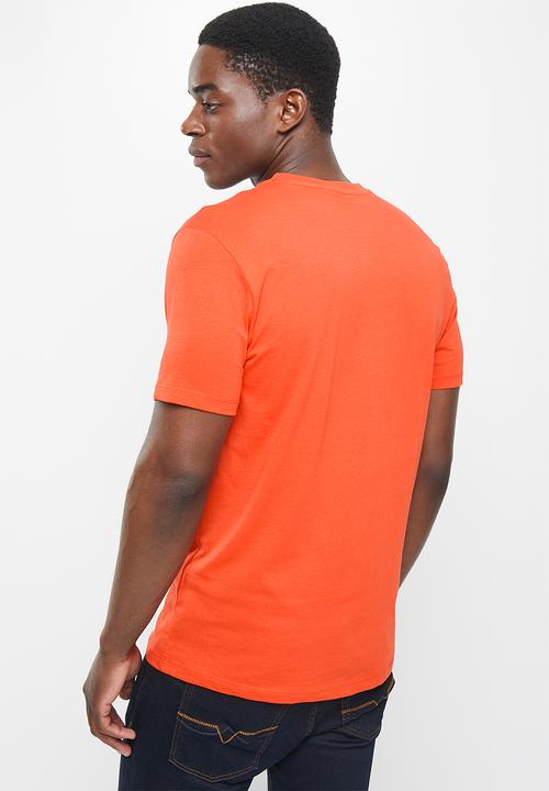 POLO - Men v-neck tee  - red