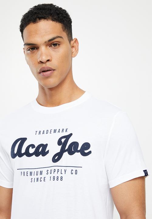 Aca Joe - Aca joe crew tee - white
