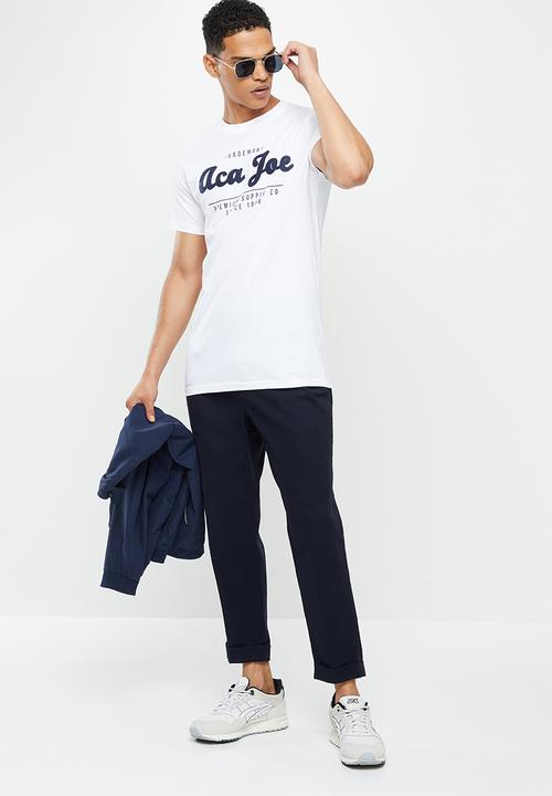 Aca Joe - Aca joe crew tee - white