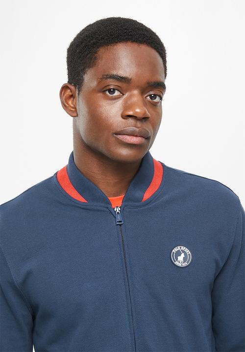 POLO - Men sport scott zip thru sweat - navy