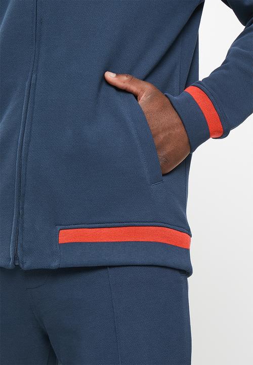 POLO - Men sport scott zip thru sweat - navy