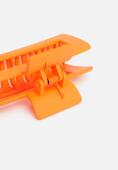 Rubi - Amber hair claw - spring orange