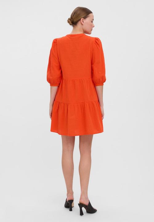 Vero Moda - Pretty 3/4 tunic - cherry tomato
