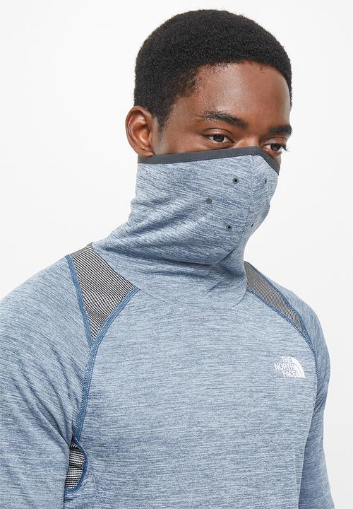 The North Face - M ao crew - shady blue white heather & asphalt grey white heather
