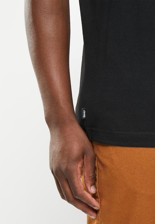 JEEP - Star icon print tee - black