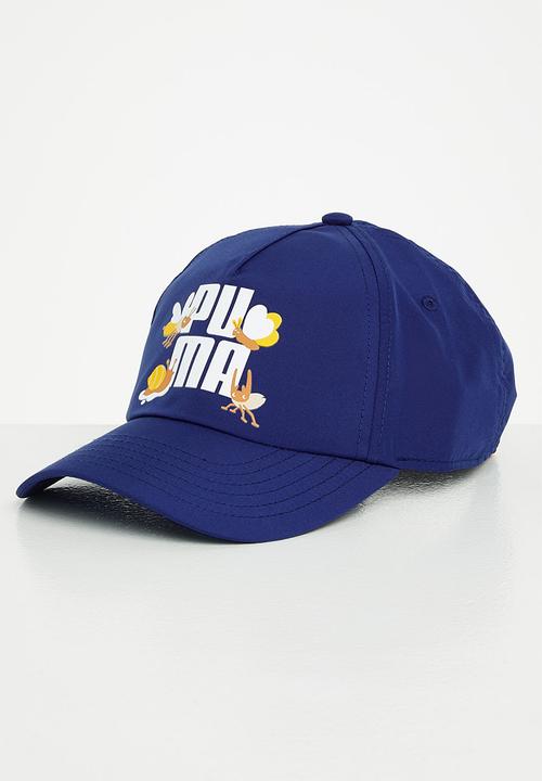 PUMA - Small world pinch panel cap - blazing blue