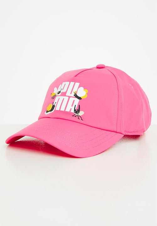 PUMA - Small world pinch panel cap - sunset pink