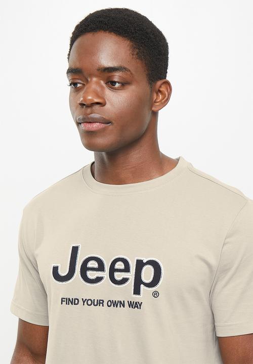 JEEP - Logo applique tee - khaki