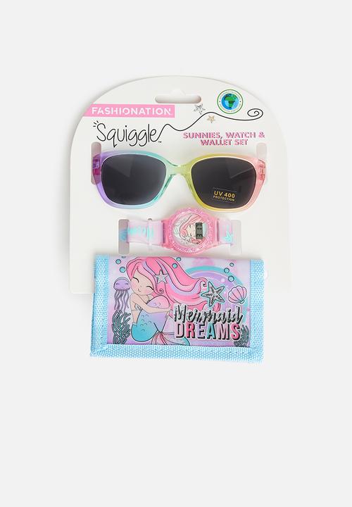 Character Group - Mermaid sunnies, watch & wallet set - multi 