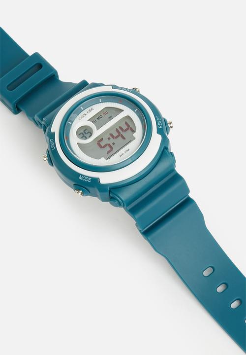 Cool Kids - Kids digital mid-size 30m watch - blue