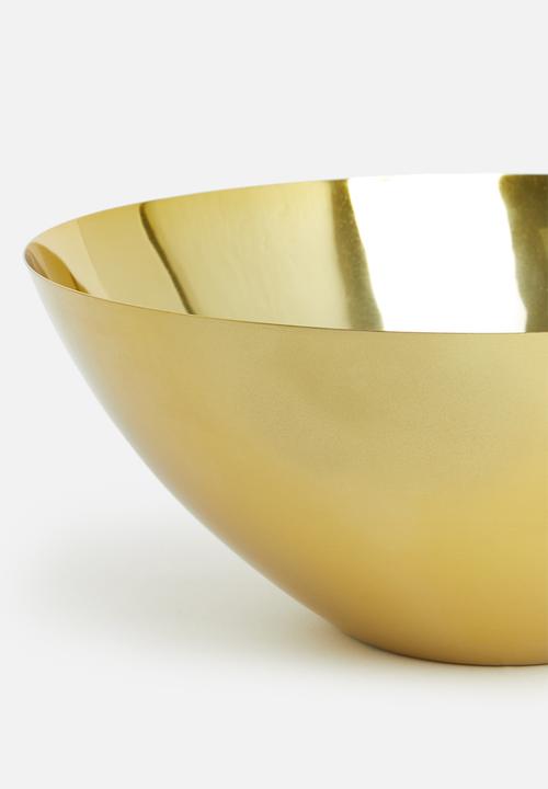 Sixth Floor - Aminatu fruit bowl- gold