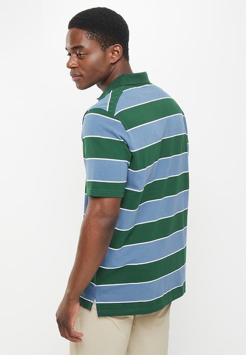 Oakley - Oakley retro soft stripe - hunter green/copen blue