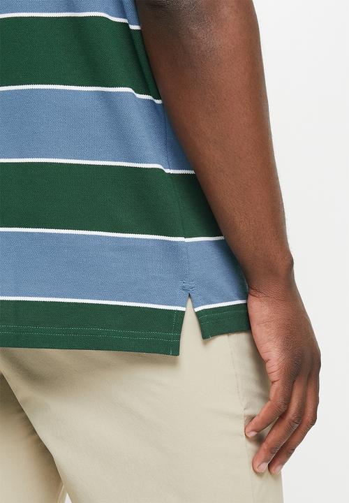 Oakley - Oakley retro soft stripe - hunter green/copen blue