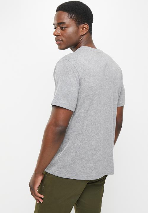 JEEP - Logo applique tee - heather grey melange