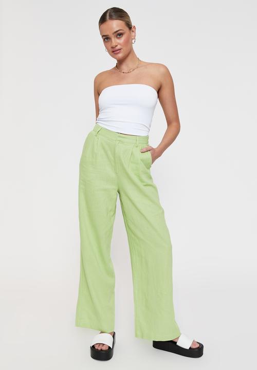 Supré  - Kendall wide leg pant - grass green