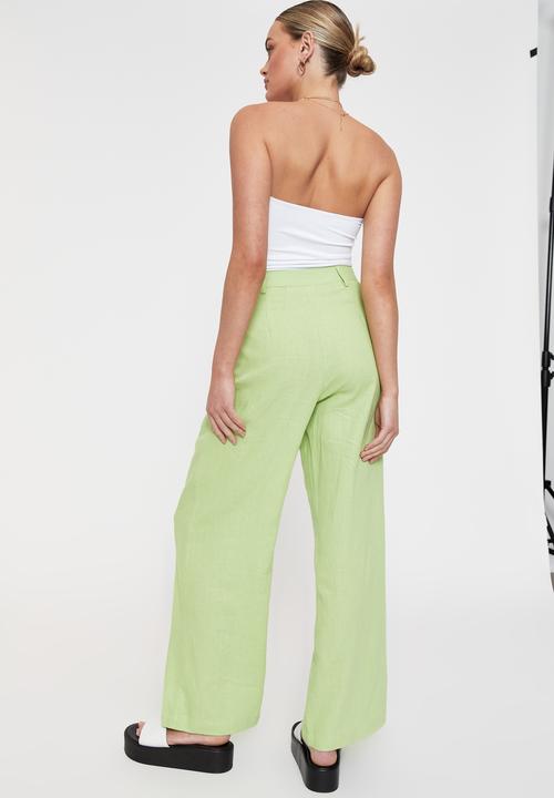 Supré  - Kendall wide leg pant - grass green