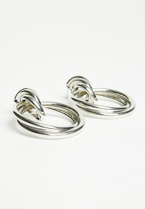 Superbalist - Tika hoop earrings - silver
