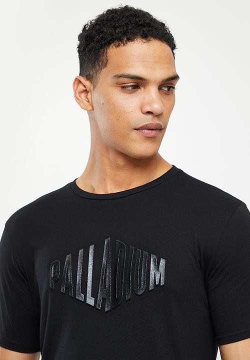 Palladium - Raised embossed T-shirt - black