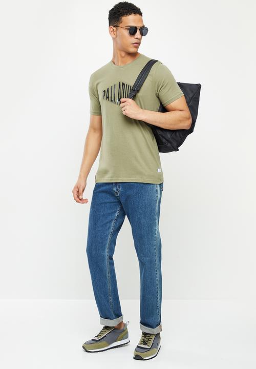 Palladium - Raised embossed T-shirt - olive