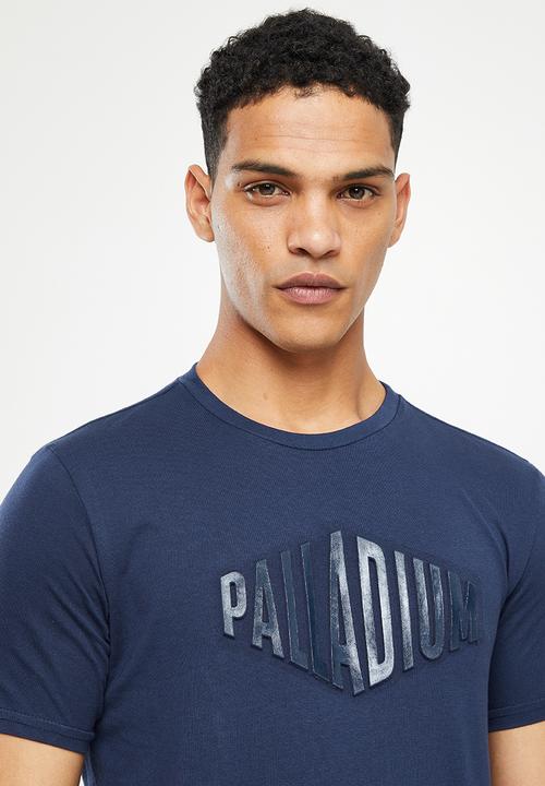 Palladium - Raised embossed T-shirt - navy