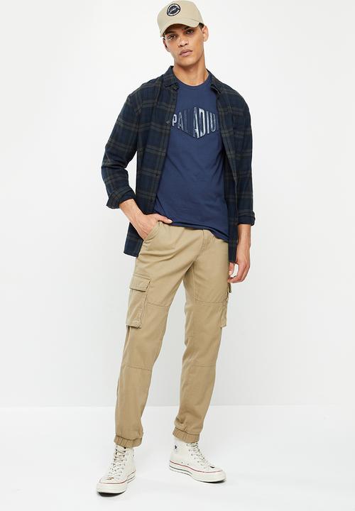 Palladium - Raised embossed T-shirt - navy
