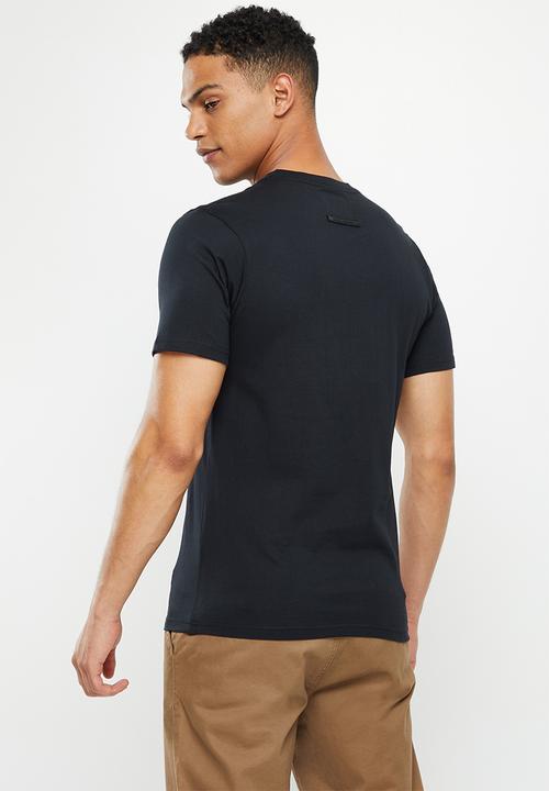 urban° - Urban high square branded tee - black
