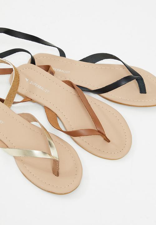Superbalist - Mariana ankletie sandal - black