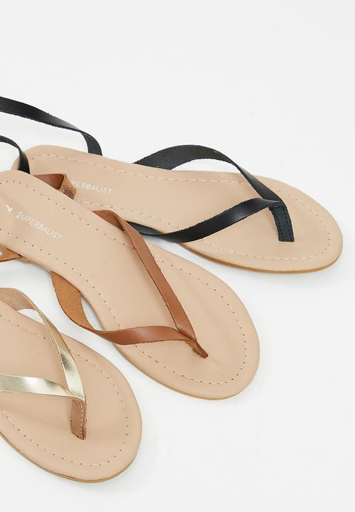 Superbalist - Mariana ankletie sandal - black
