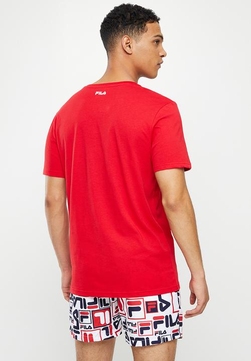 FILA - Mono grant T-shirt - chinese red