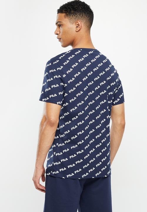 FILA - Zake T-shirt - peacoat 