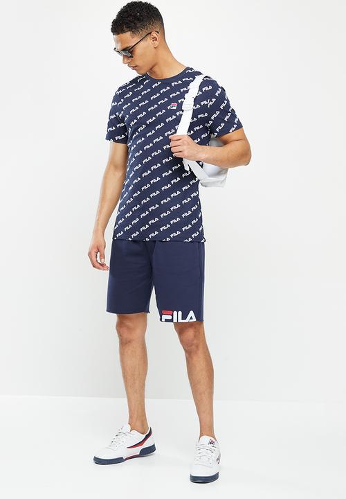 FILA - Zake T-shirt - peacoat 
